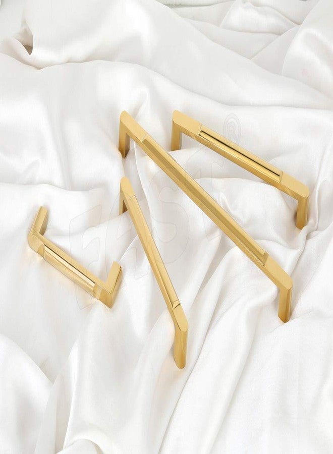 فاست مقبض سحب ذهبي مطلي بتقنية PVD من FAST CP35 لأبواب الخزائن، وأدراج المطبخ، وجميع أبواب الخزائن والأدراج الأخرى، قطعتان (96 مم 4 بوصة) - Image 1